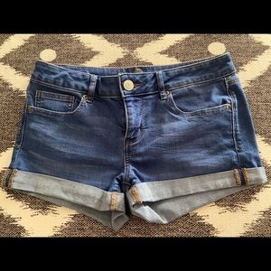 Denim “Shortie” Shorts.